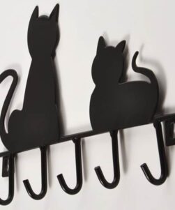 Cat Shaped Wall Hooks