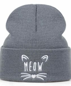 Grey Cat Beanie