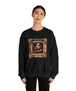 black cat christmas sweatshirt