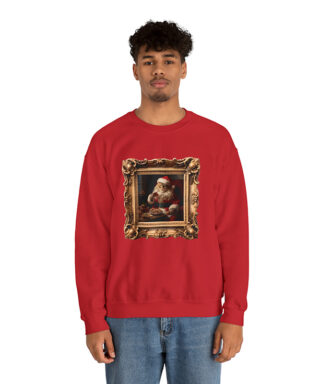 red cat christmas sweatshirt