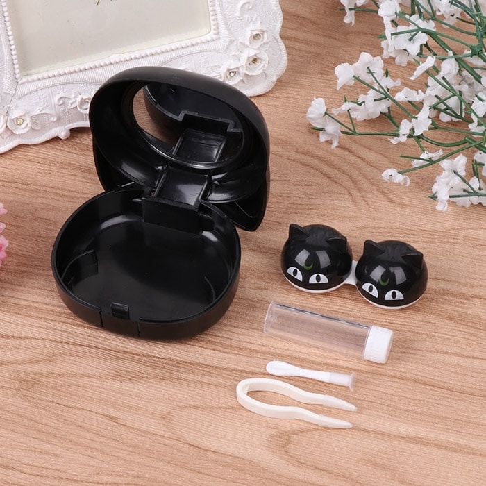Cute Cat Contact Lens Case
