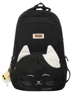 Cat Backpack With Ears black