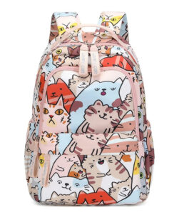 cat backpack for school multicolor